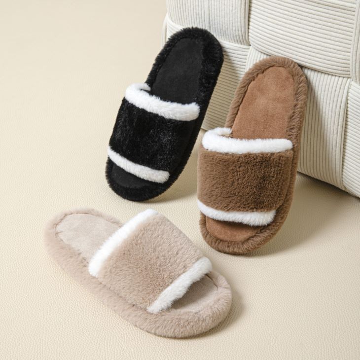 Women Winter Warm Indoor Fashion Slide